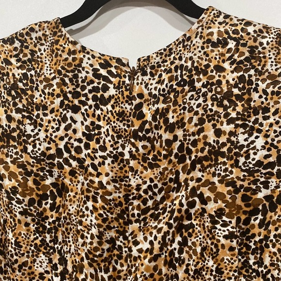 Wilfred Baroque Dress Leopard Size 2 - Picture 12 of 12